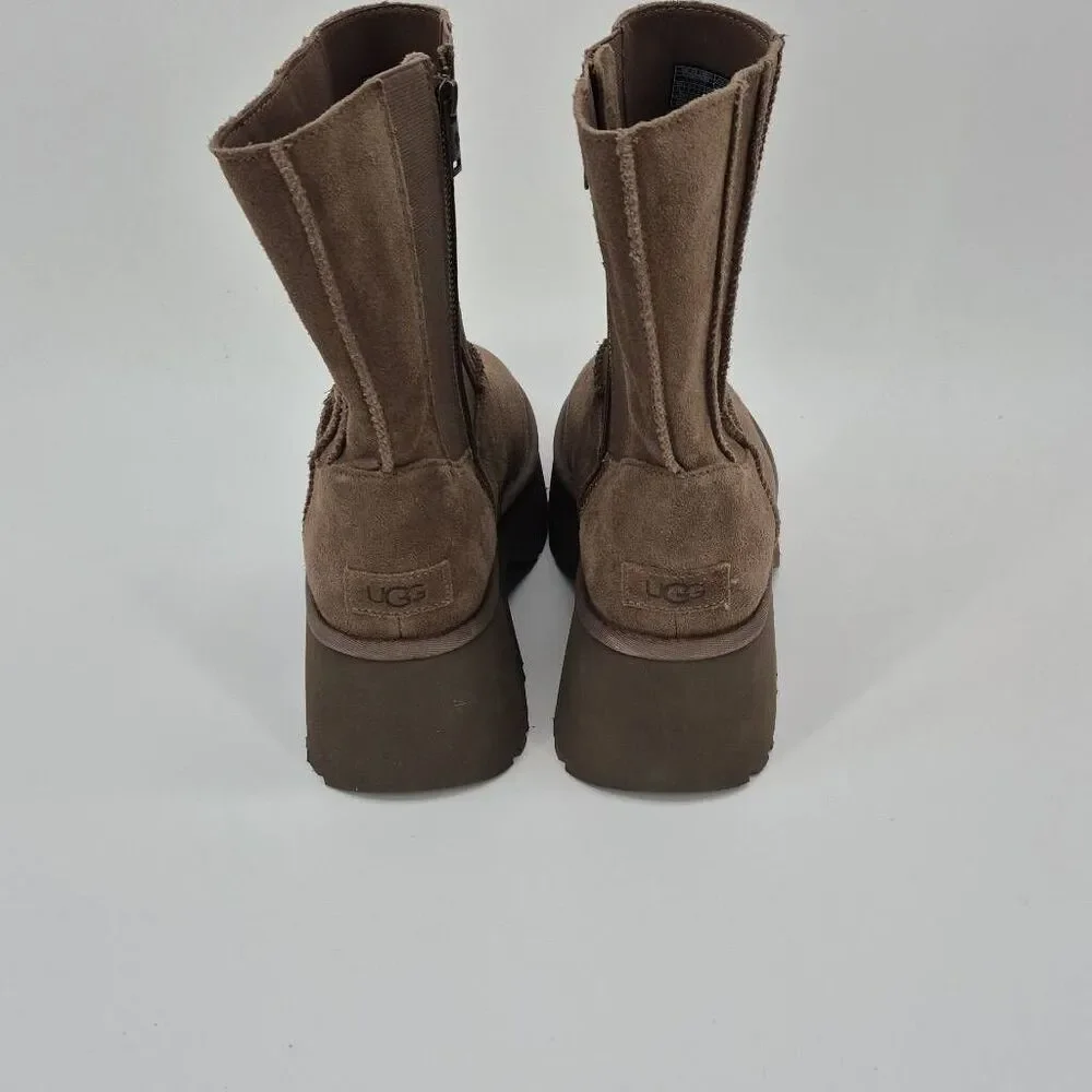 UGG Twin Seam New Heights Boots Taupe Size 10